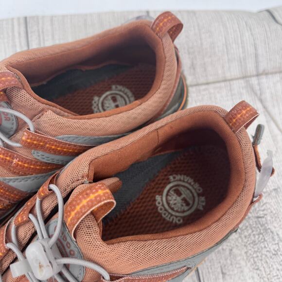 Timberland Orange Gray Mesh Light Outdoor Performance Hiking Sneakers Men’s 8M - Picture 7 of 12
